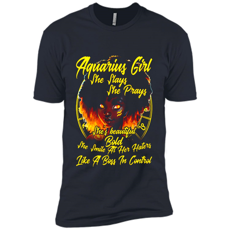 Aquarius Girl She Slays She Prays Zodiac Sign PINGPONG