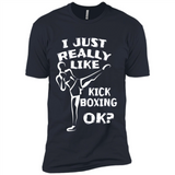 Kick Boxing Shirt Kick Boxer Boxing Workout - Premium Short Sleeve T-Shirt