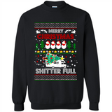 Merry Christmas Shitter Full Christmas Tree Snowman PING PONG