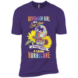 November Girls Sunflower - Premium Short Sleeve T-Shirt