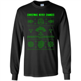 Christmas Ugly Sweater Christmas Never Changes Star Wars - Long Sleeve T-Shirt