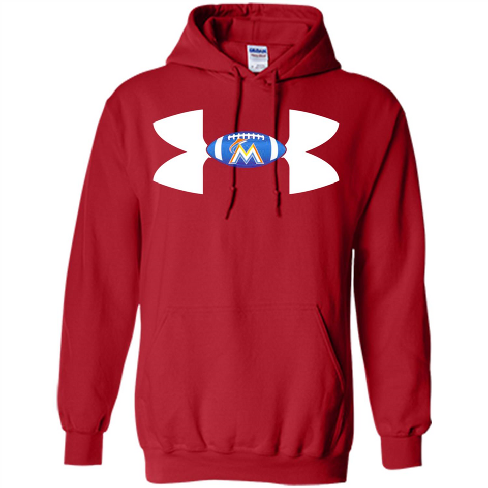 Miami Marlins Under Armour Logo - Hoodie