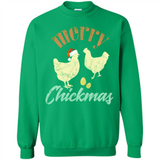 Christmas Chicken Vintage Shirt Funny Santa Hen Farmer Lover - Sweatshirt