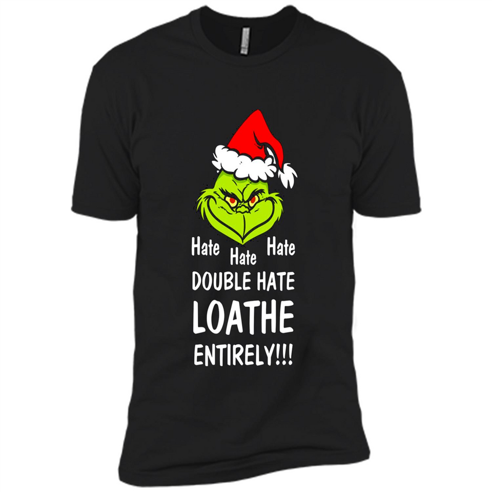 Mr Grinch hate hate hate double hate loathe entirely sweater PINGPONG