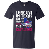 I May Live In Texas But My Team Is The Cavaliers - Men's V-Neck