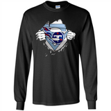Tennessee Titans And Superman Fans - Long Sleeve T-Shirt