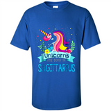 Unicorns are born in Sagittarius Birthday Rainbow Custom Ultra Cotton