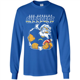 Grumpy Santa Claus Los Angeles Chargers Football Team PINGPONG