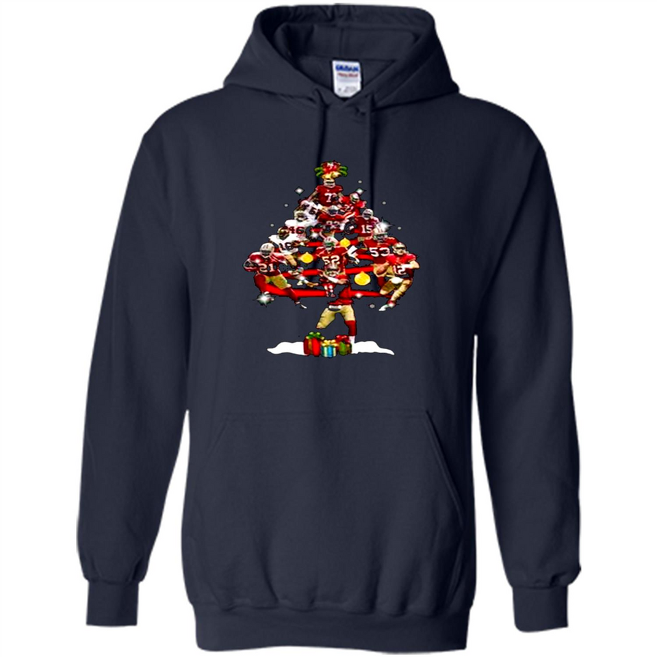 San Francisco 49ers Players Christmas Tree PINGPONG