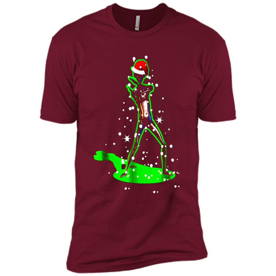 Santa Hat Christmas-Howard The Alien Ladies' Boyfriend