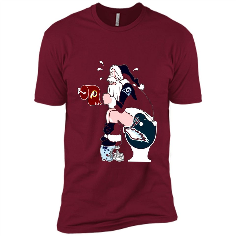 Los Angeles Rams Toilet Santa Claus PINGPONG