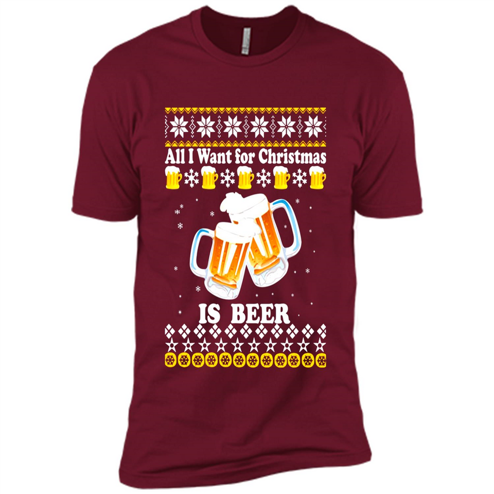 All I want for Christmas is Beer Sweater PINGPONG