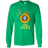 Utah Jazz Basketball Sunflower