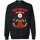 Pittsburgh Steelers NFL Reindeer Funny Merry Christmas And Happy New Year