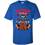 New York Jets NFL Reindeer Funny Merry Christmas And Happy New Year