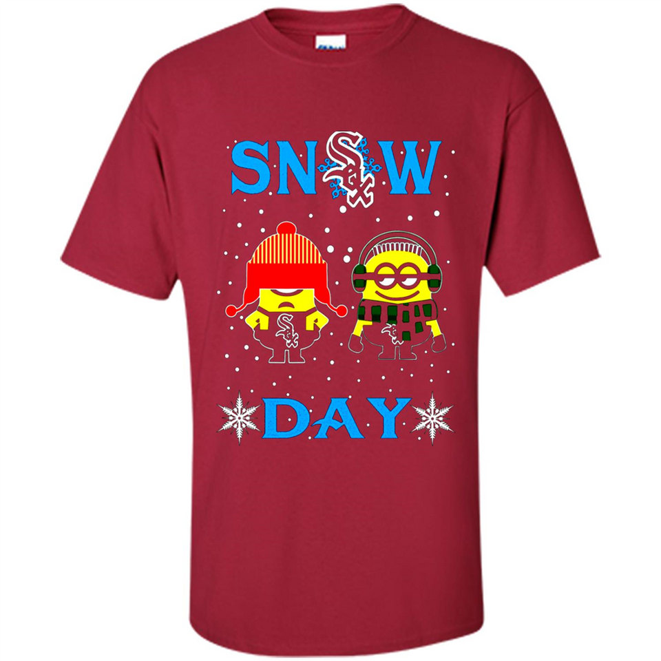 Snow Day Shirt For Chicago White Sox Vs Minion Fans pingpong