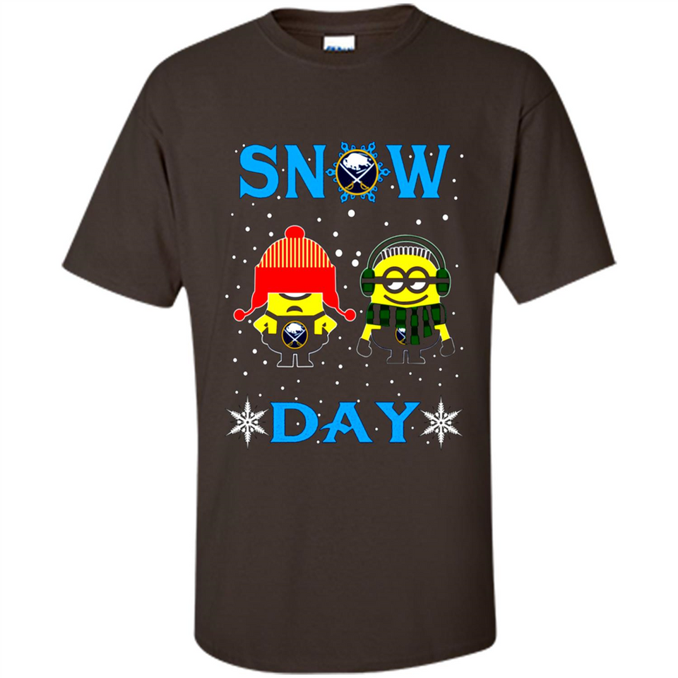 Snow Day Shirt For Buffalo Sabres Vs Minion Fans pingpong