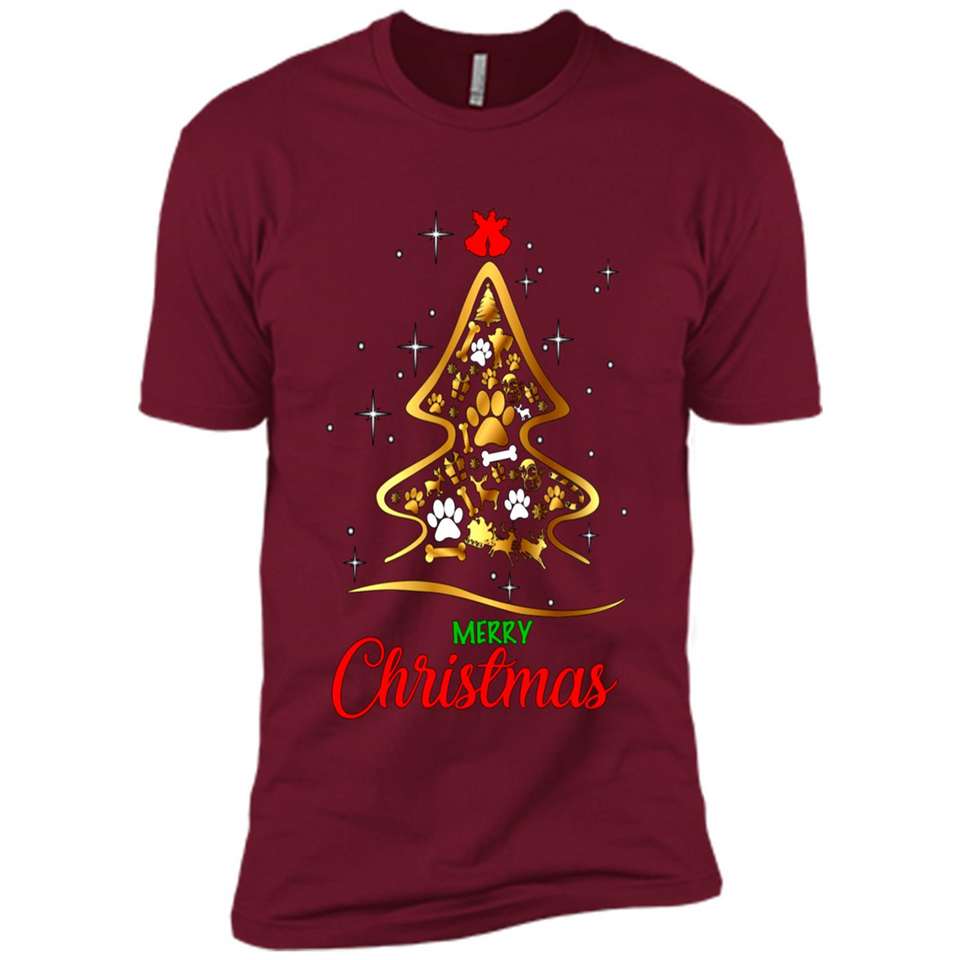 Merry Christmas Dogs Christmas Tree PING PONG