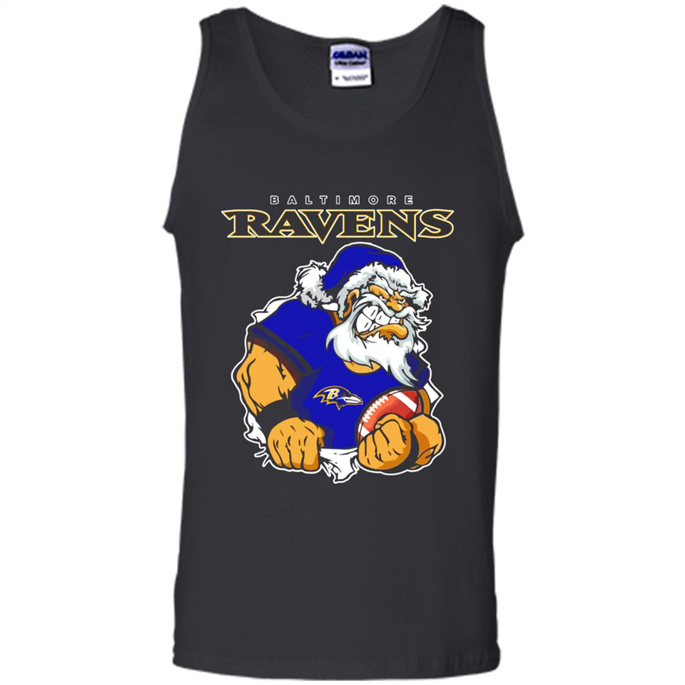 Grumpy Santa Claus Baltimore Ravens Football Team PINGPONG