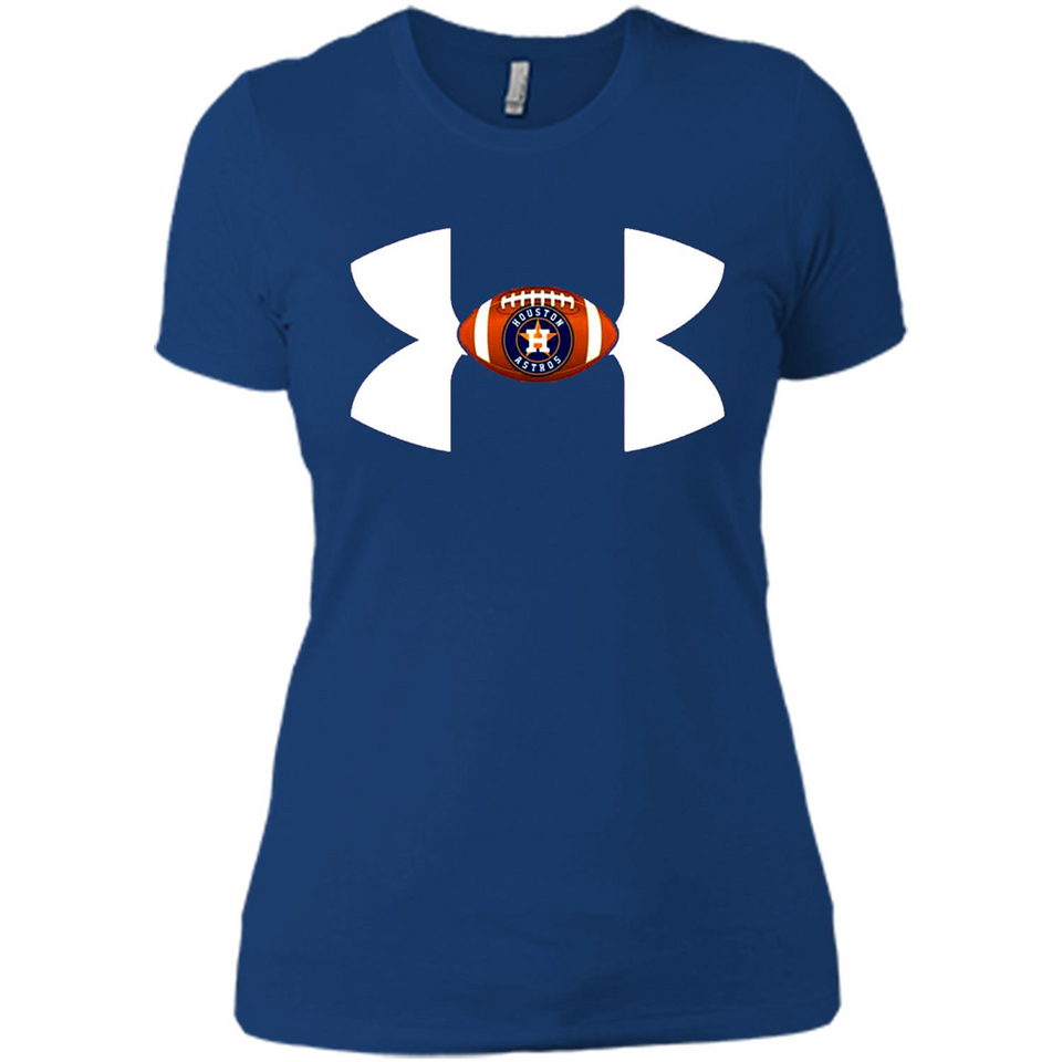 Houston Astros Under Armour Logo - Ladies' Boyfriend T-Shirt