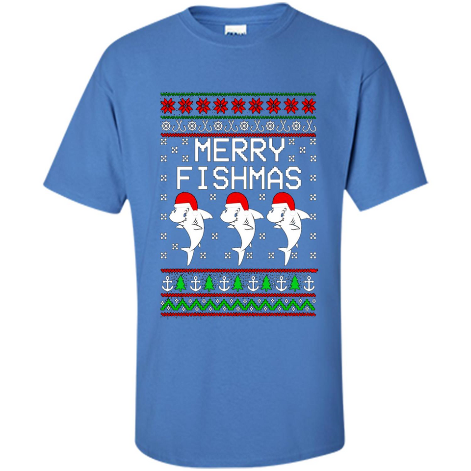 Merry Fishmas Christmas sweatshirt PINGPONG