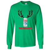 Coors Light Reinbeer Funny Beer Reindeer Christmas Sweatshirt - Long Sleeve T-Shirt