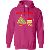 Meow merry christmas- cat and pine merry christmas - Hoodie