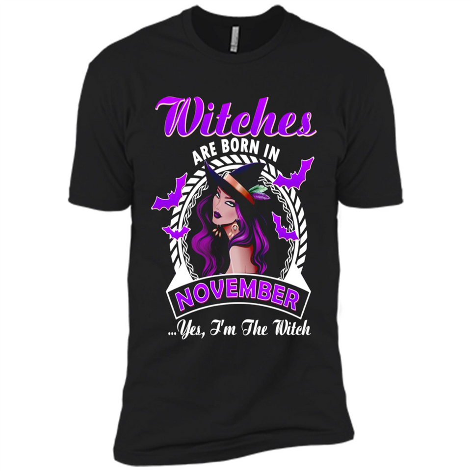 Witches Are Born In November Halloween