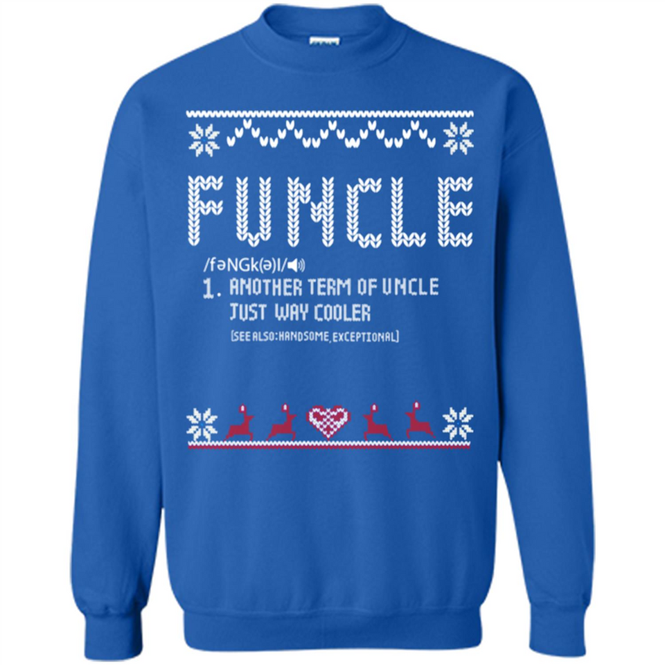 Mens Christmas Funcle Definition - Sweatshirt