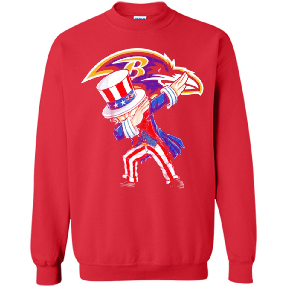 NFL BALTIMORE RAVENS UNCLE SAM DABBING INDEPENDENCE DAY