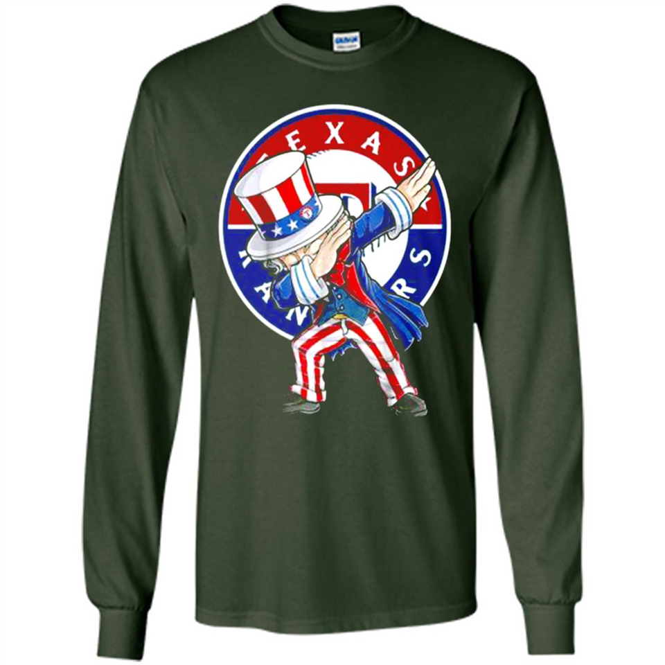 MLB TEXAS RANGERS UNCLE SAM DABBING INDEPENDENCE DAY