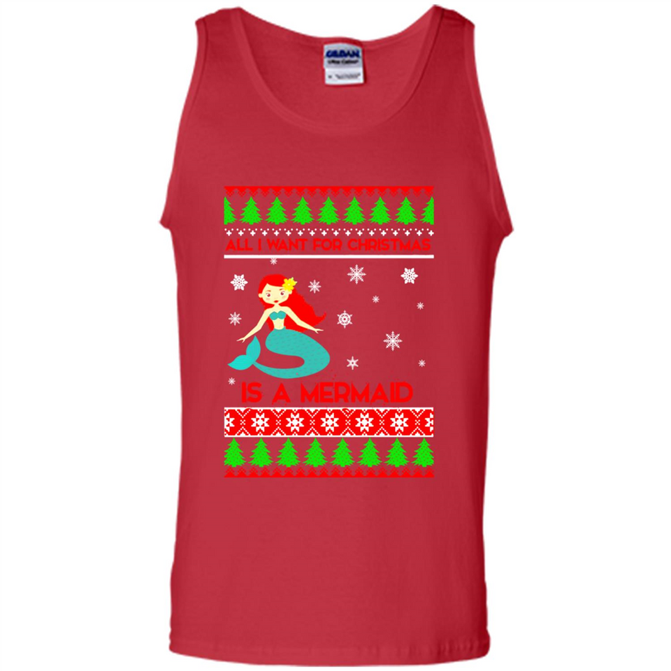 All I Want For Christmas Is A Mermaid ugly PINGPONG