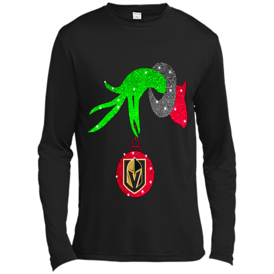 GRINCH HAND HOLDING GOLDEN KNIGHTS GLITTER CHRISTMAS PINGPONG