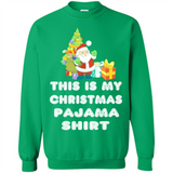 This is My Christmas Pajama Shirt - Santa Bear Tree Gift Tee