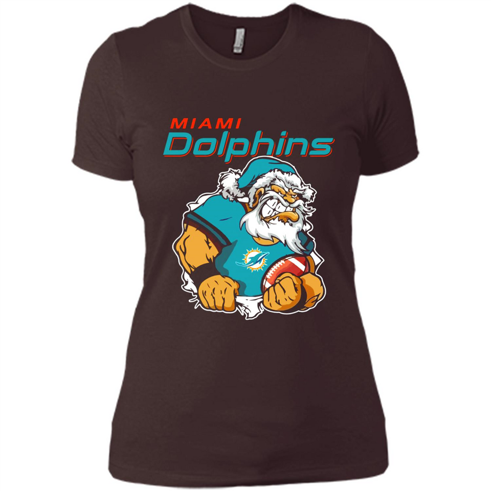 Grumpy Santa Claus Miami Dolphins Football Team PINGPONG