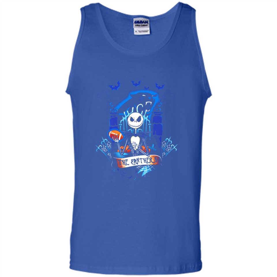 Carolina Panthers Halloween The Nightmare Before Christmas - Tank Top