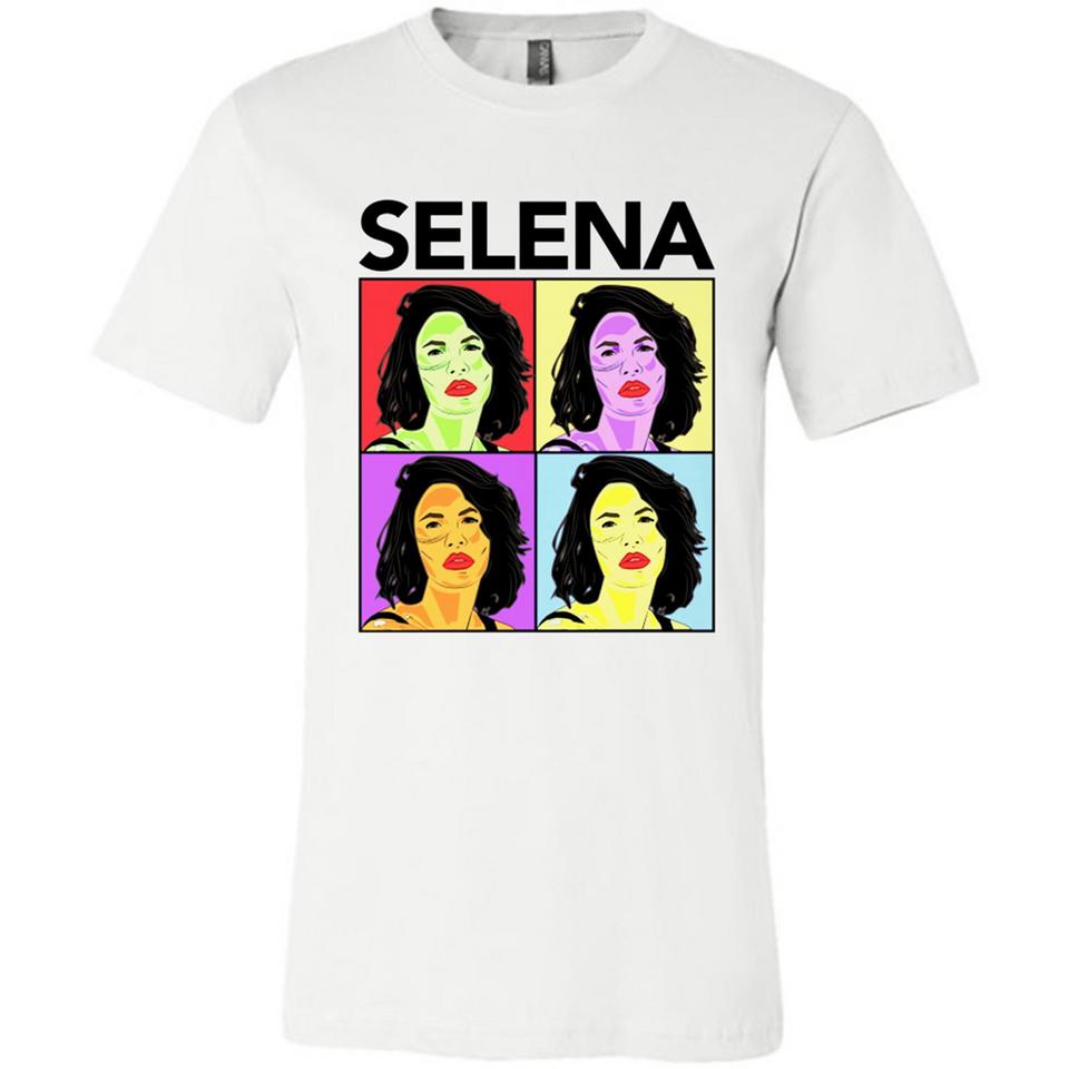 Selena Quintanilla Pop Art - Canvas Unisex T-Shirt