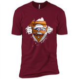 Denver Broncos And Superman Fans - Premium Short Sleeve T-Shirt