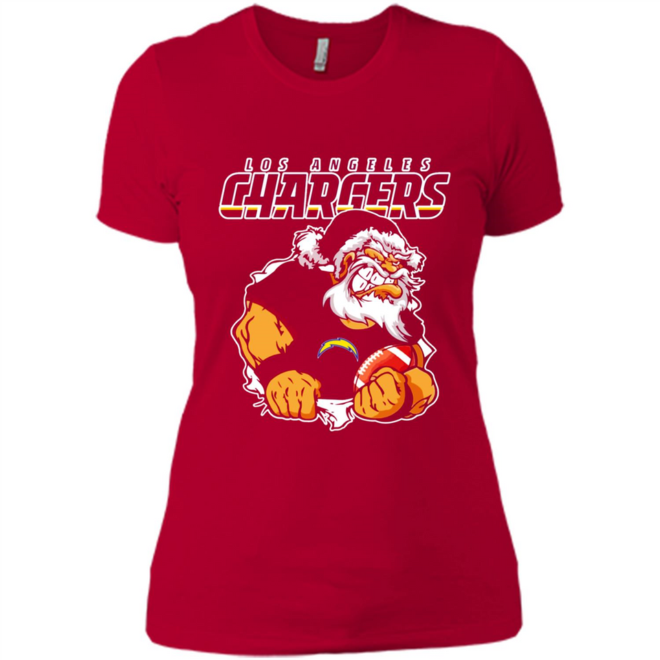 Grumpy Santa Claus Los Angeles Chargers Football Team PINGPONG