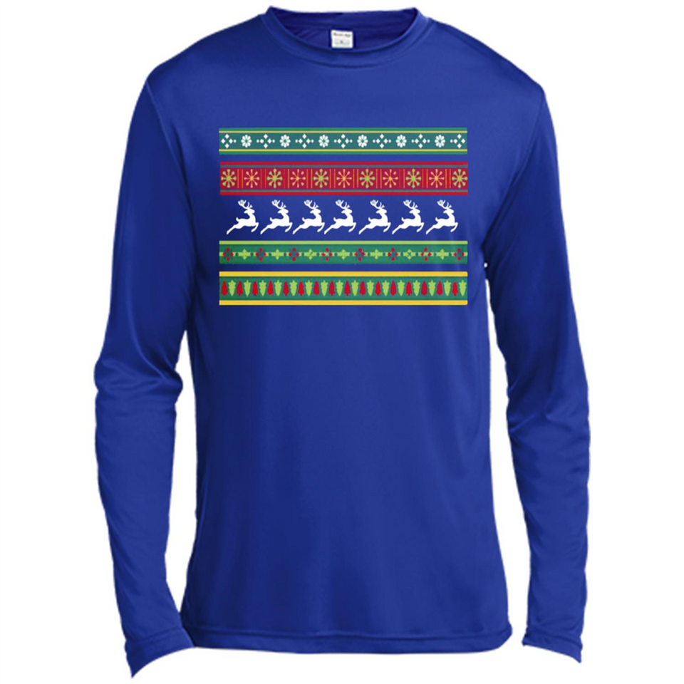 Ugly Christmas Funny Festive - Canvas Long Sleeve T-Shirt