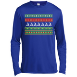 Ugly Christmas Funny Festive - Canvas Long Sleeve T-Shirt