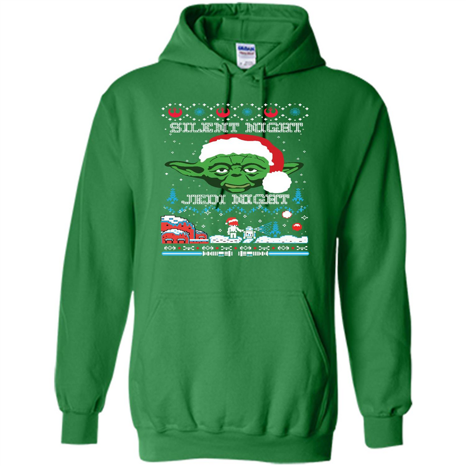 YODA SILENT NIGHT JEDI NIGHT CHRISTMAS UGLY SWEATER