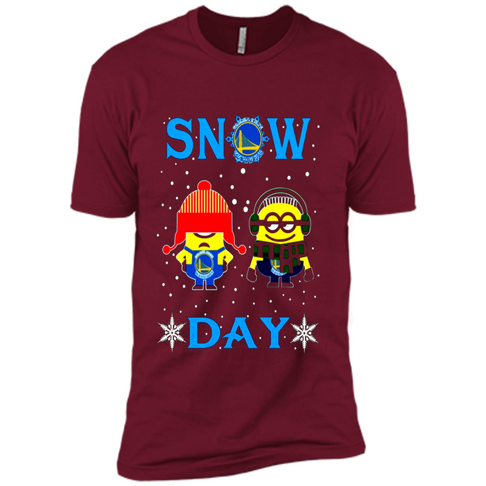 Snow Day Shirt For Golden State Warriors Vs Minion Fans pingpong