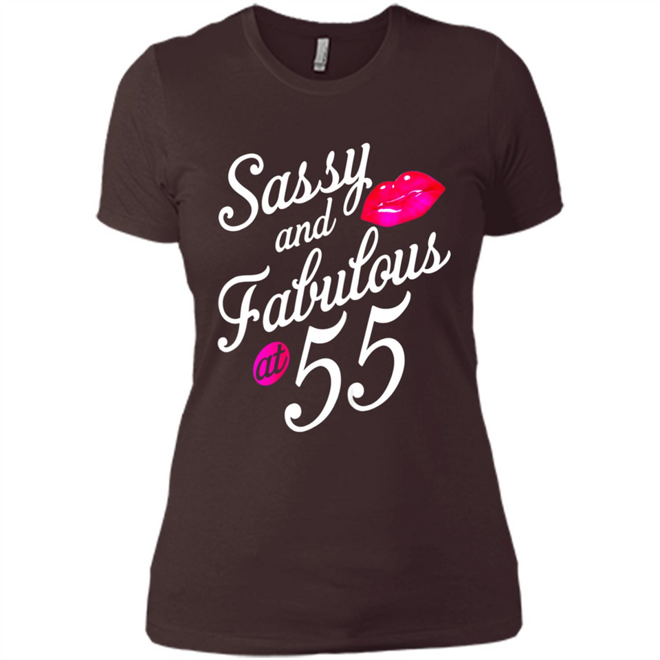 Sassy and Fabulous at 55 - 55th Birthday - Ladies' Boyfriend T-Shirt