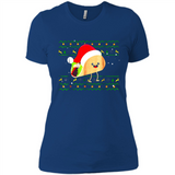 TACO Santa Hat Ugly Christmas shirt Ladies' Boyfriend