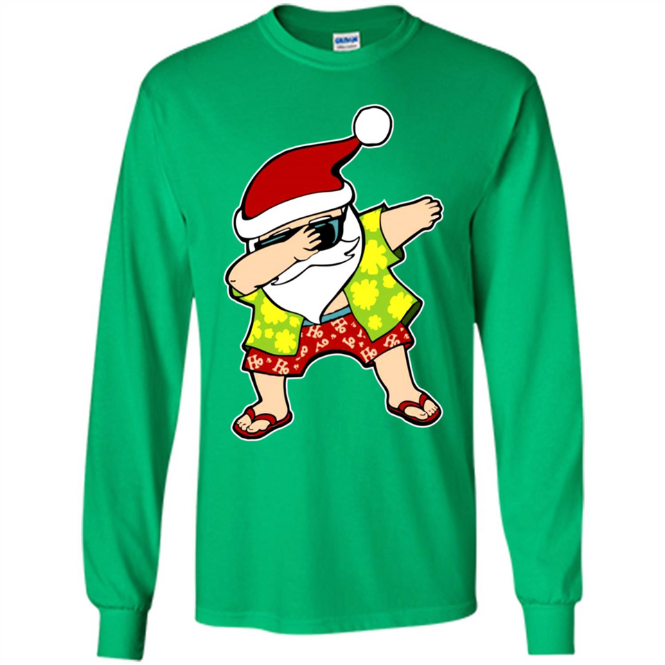 Dabbing Santa Christmas In July 1 - Long Sleeve T-Shirt