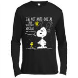 Snoopy I'm Not Anti-Social I Am Selectively Social