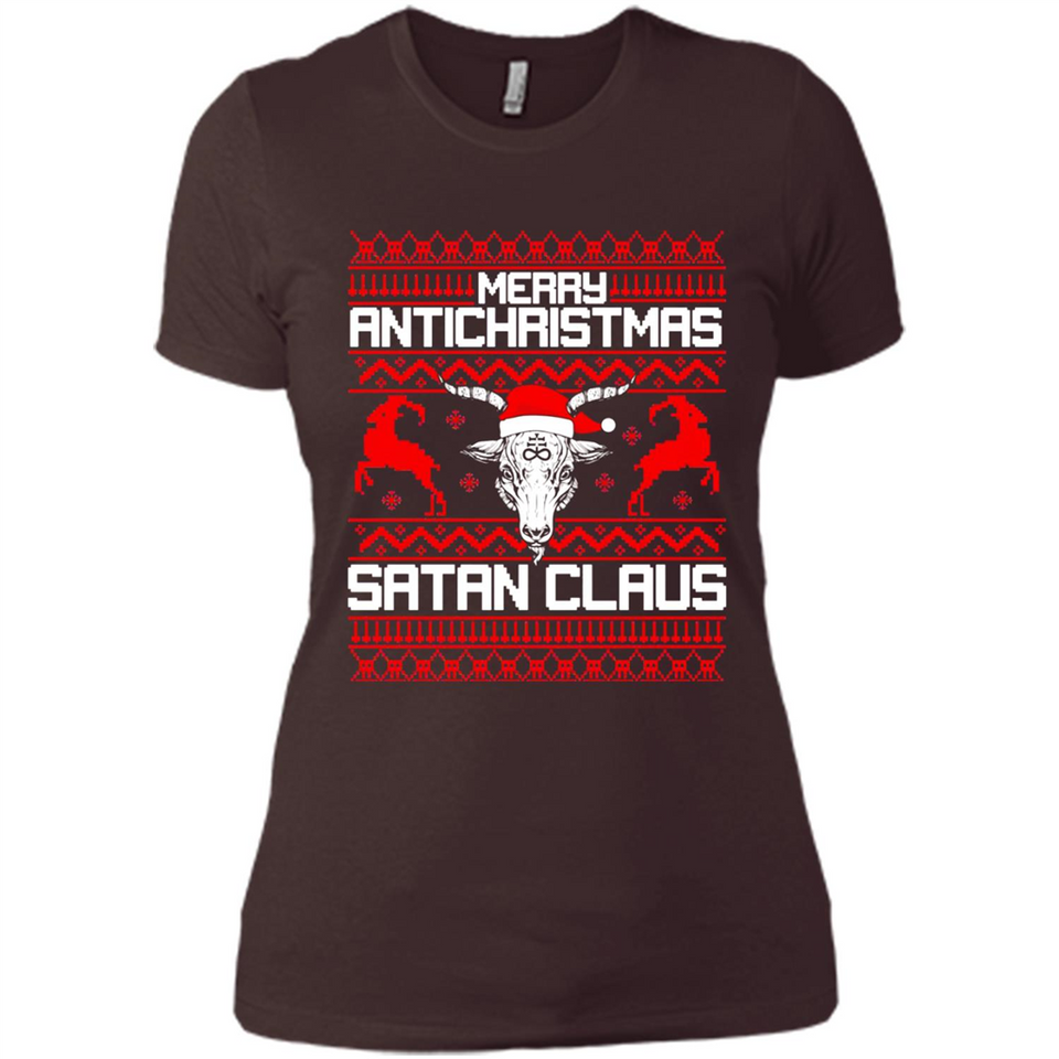 Merry Antichristmas Satan Claus - Ladies' Boyfriend T-Shirt