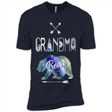 Grandma Bear Shirt Tribal Family Vacation & Camping Tee - Premium Short Sleeve T-Shirt