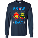 Snow Day Shirt For Chicago Cubs Vs Minion Fans pingpong